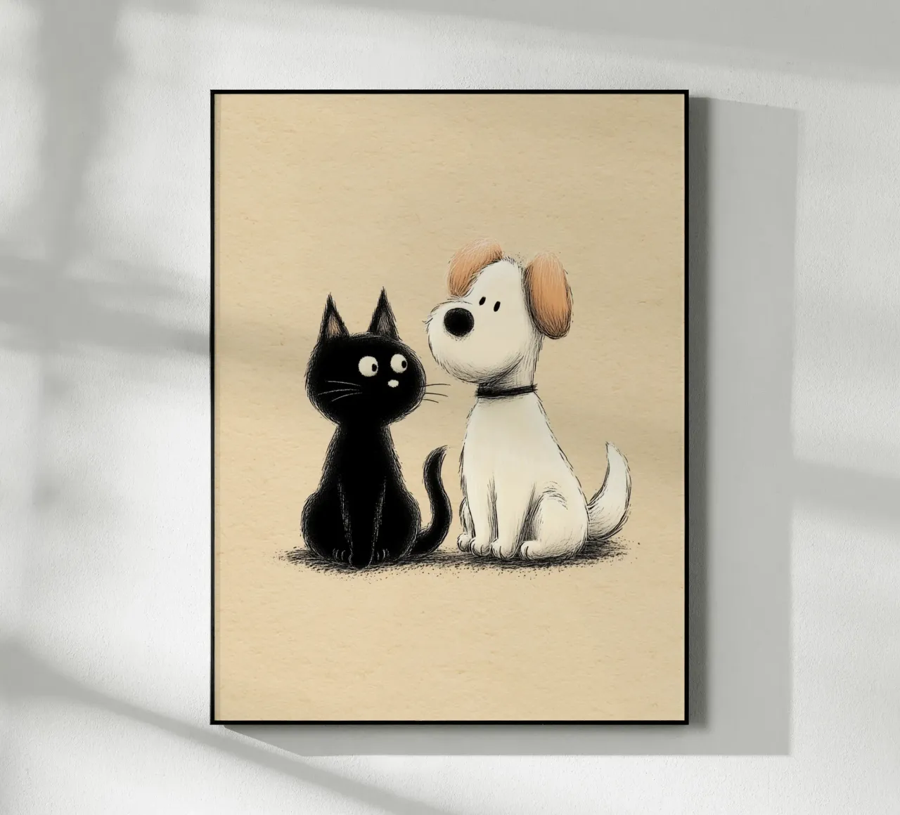 Cane e gatto plexiglass da Carinaprint