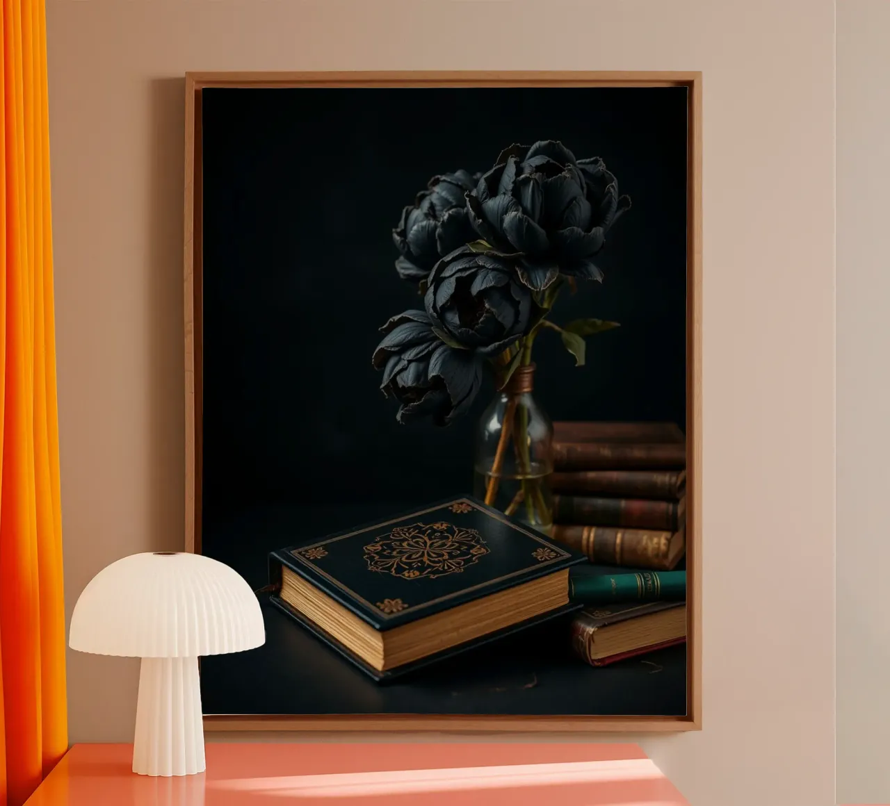 Sussurri di quiete tela con Cornice a cassetta da PhotoVibe Decor