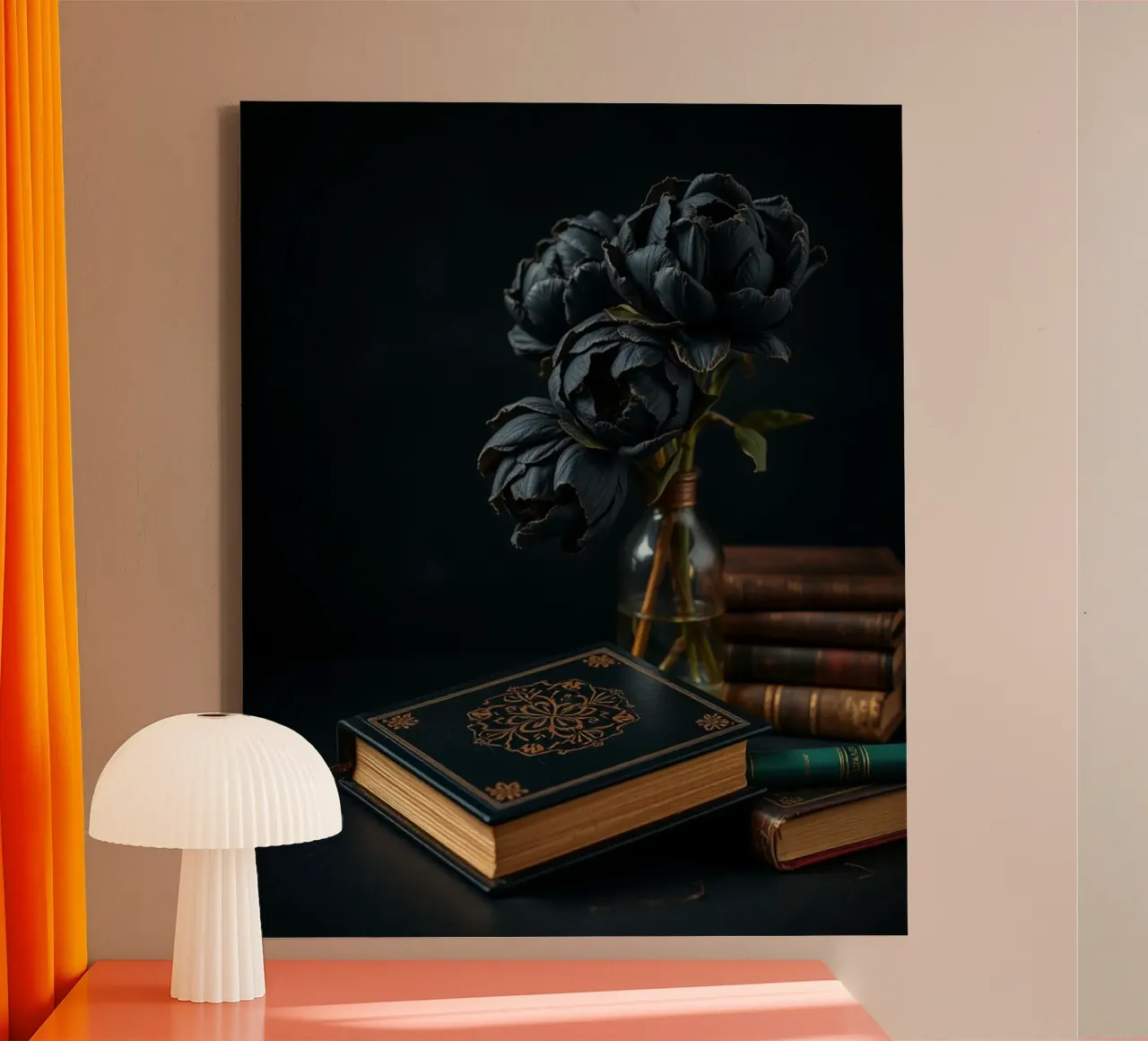 Sussurri di quiete tela con Cornice a cassetta da PhotoVibe Decor