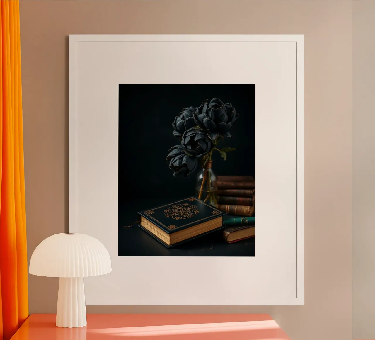 Sussurri di quiete poster con telaio in alluminio da PhotoVibe Decor