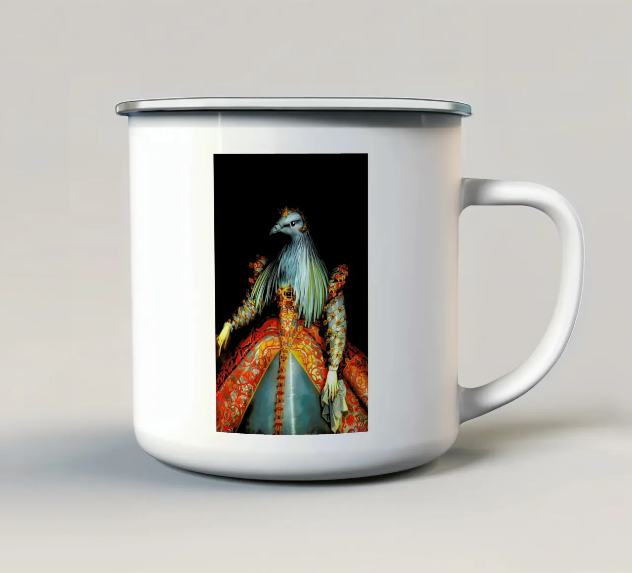 Xena enamel mug by Tein Lucasson