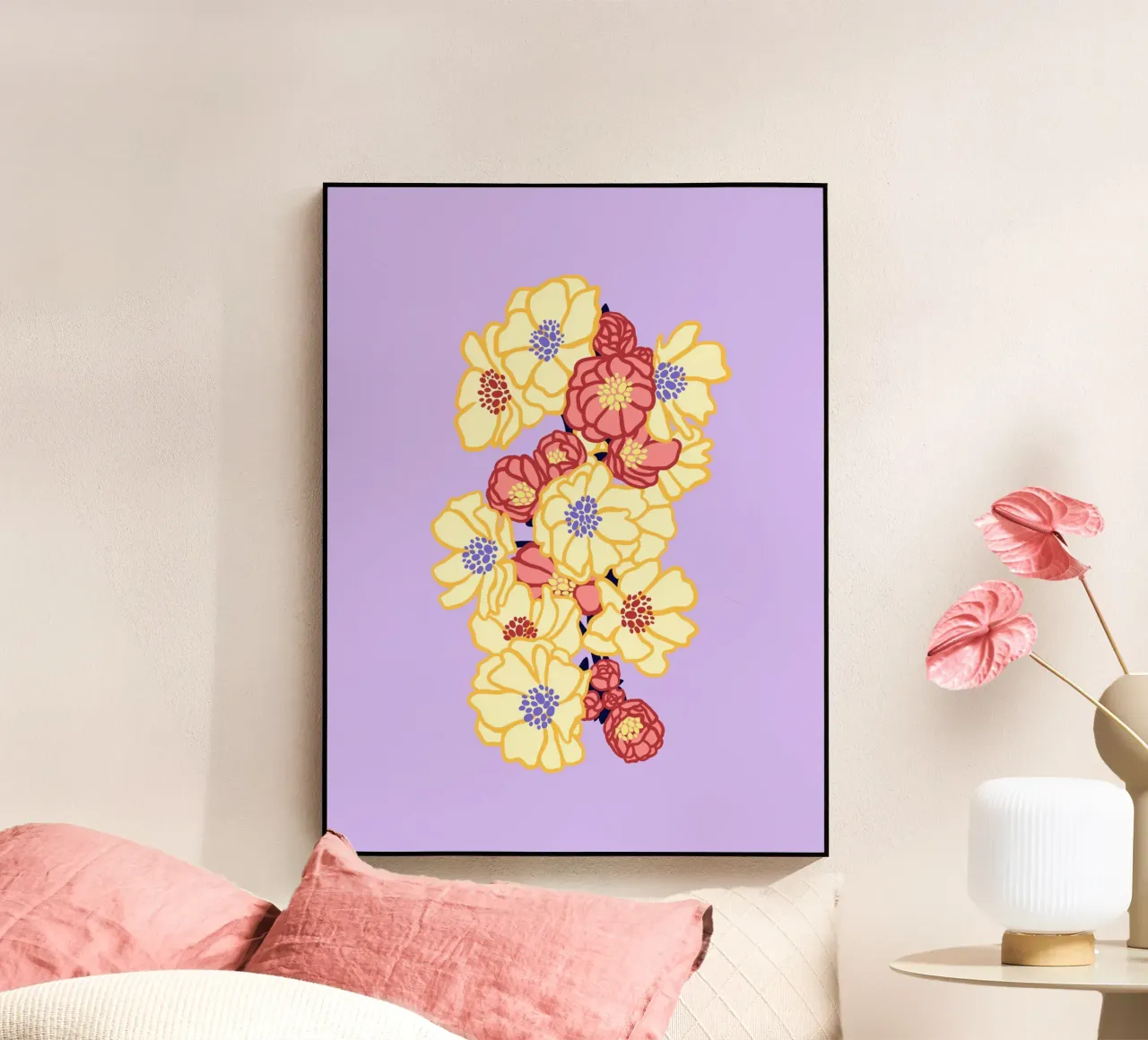 BLOSSOMING (lila) plexiglass da Anastasia Mattern