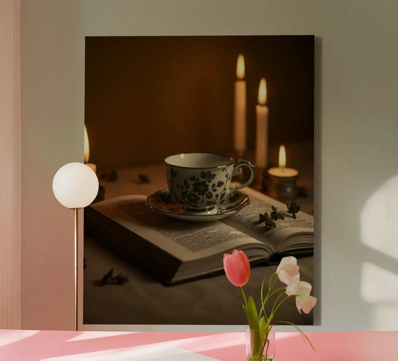Sussurri di quiete tela con Cornice a cassetta da PhotoVibe Decor