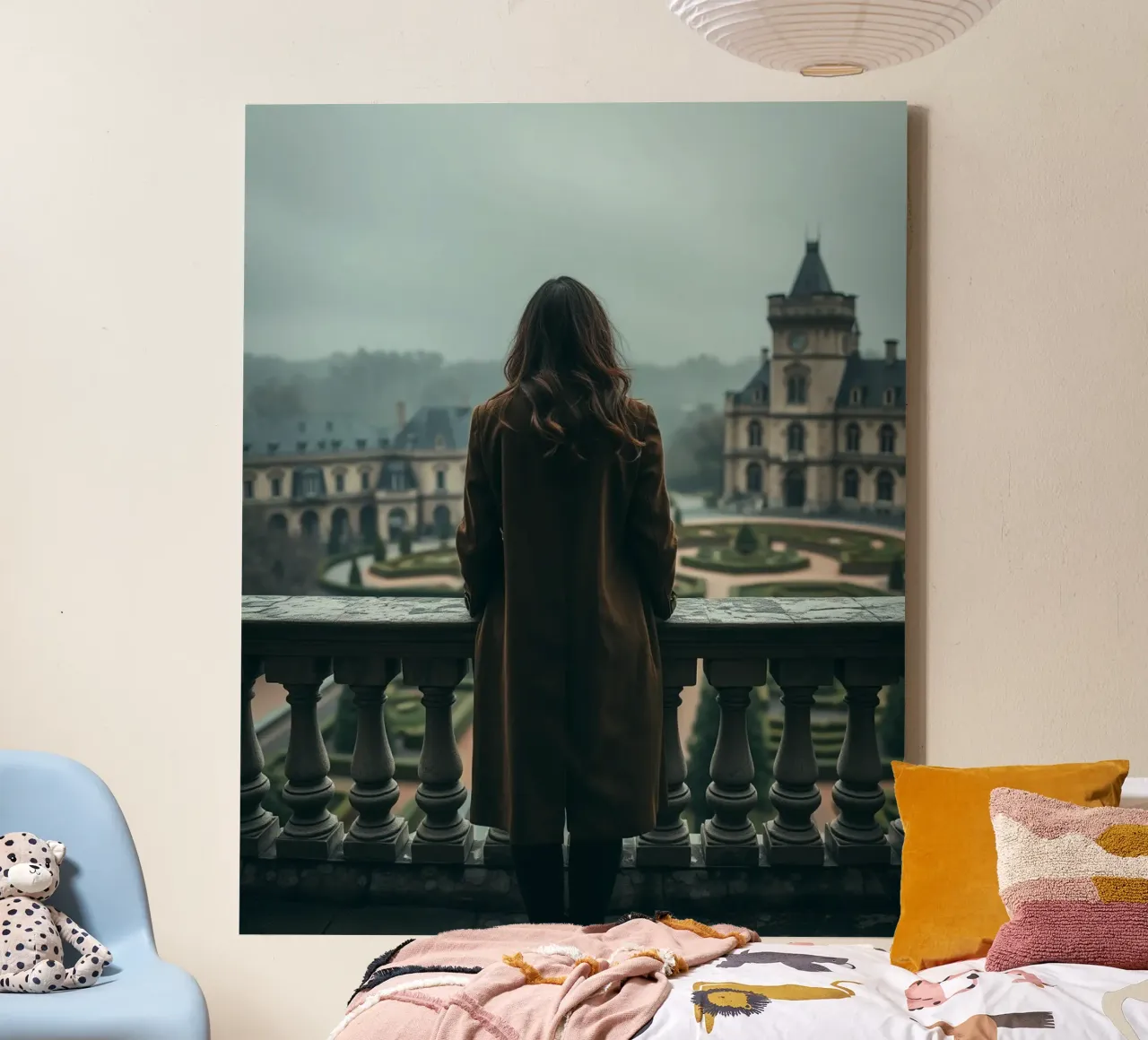 Sussurri di quiete tela con Cornice a cassetta da PhotoVibe Decor