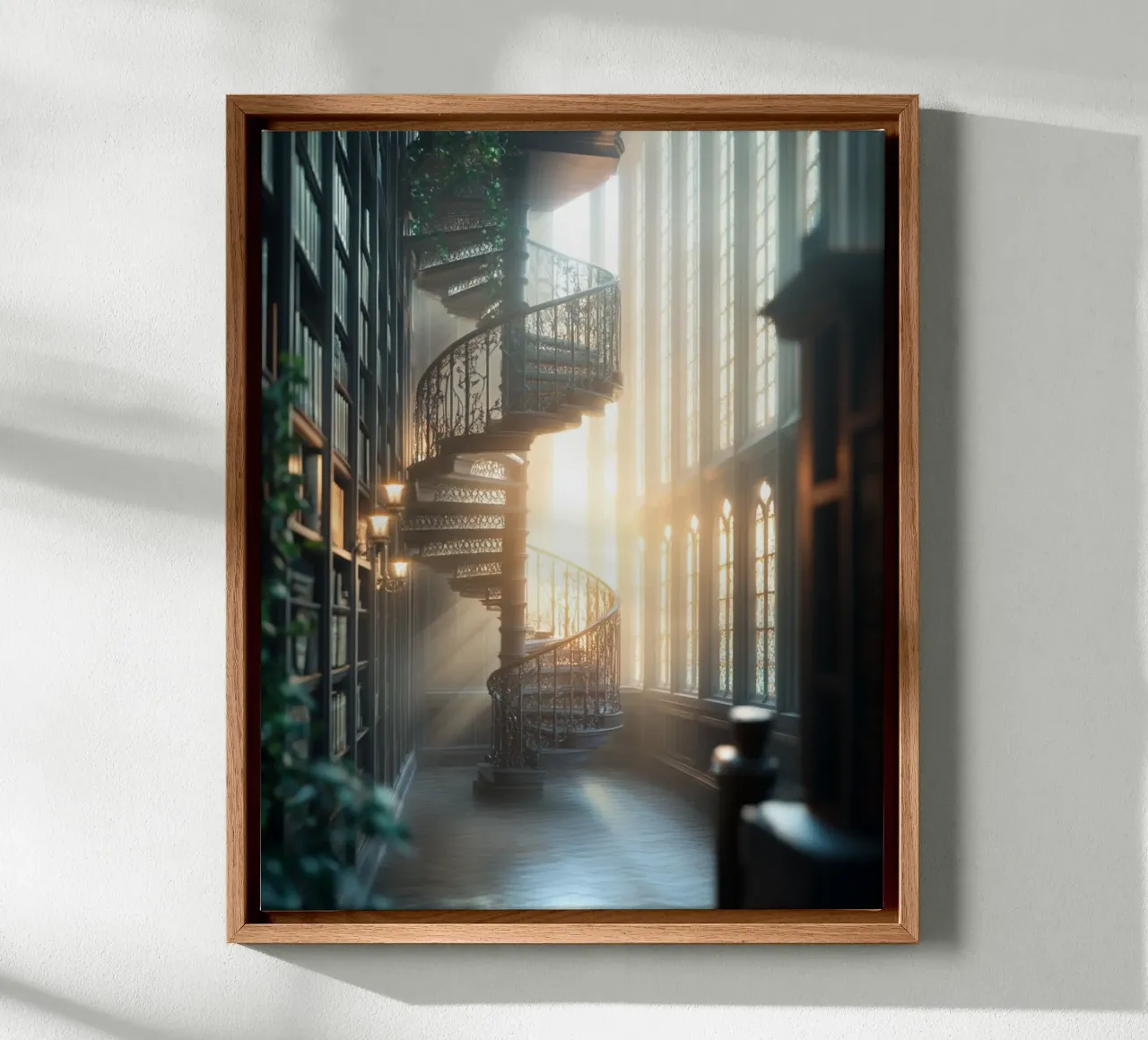 Sussurri di quiete tela con Cornice a cassetta da PhotoVibe Decor