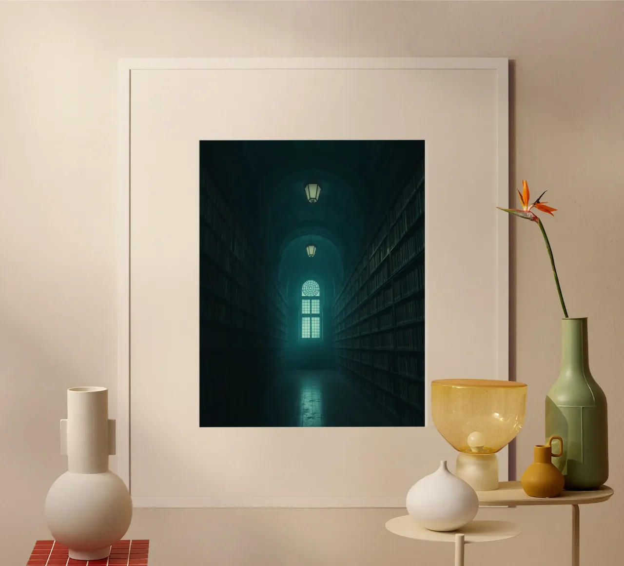 Sussurri di quiete poster con telaio in alluminio da PhotoVibe Decor