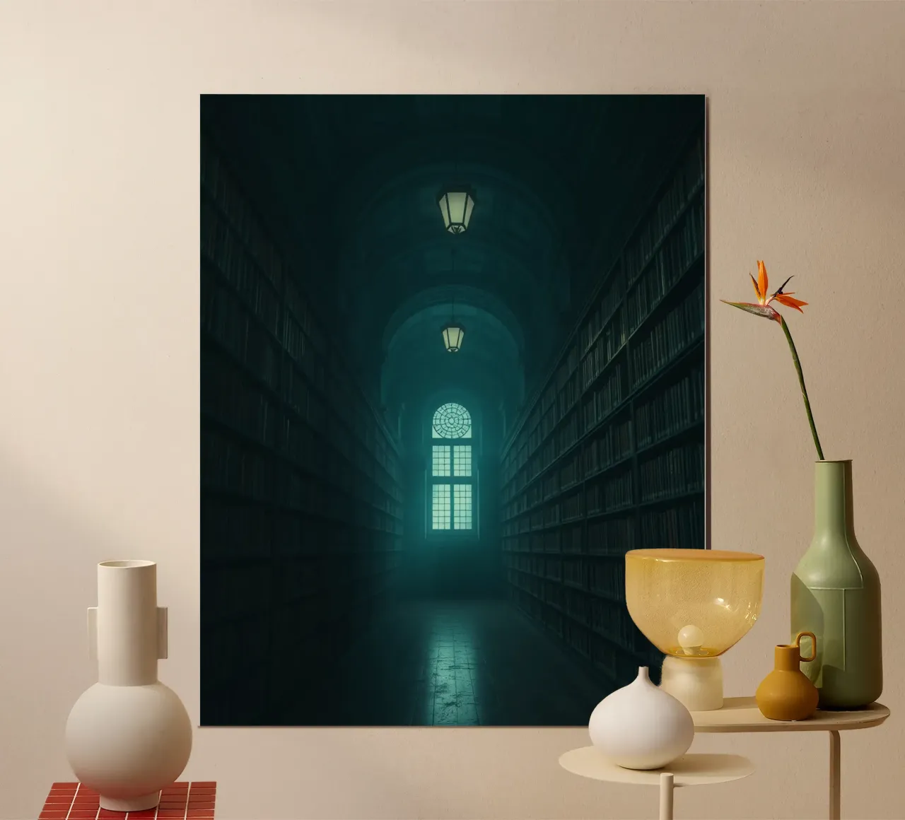 Sussurri di quiete poster con telaio in alluminio da PhotoVibe Decor