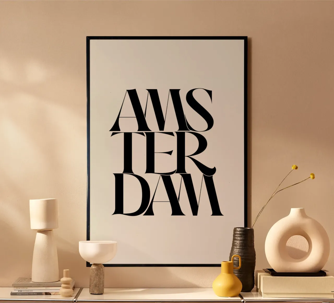 Amsterdam poster by Studio One