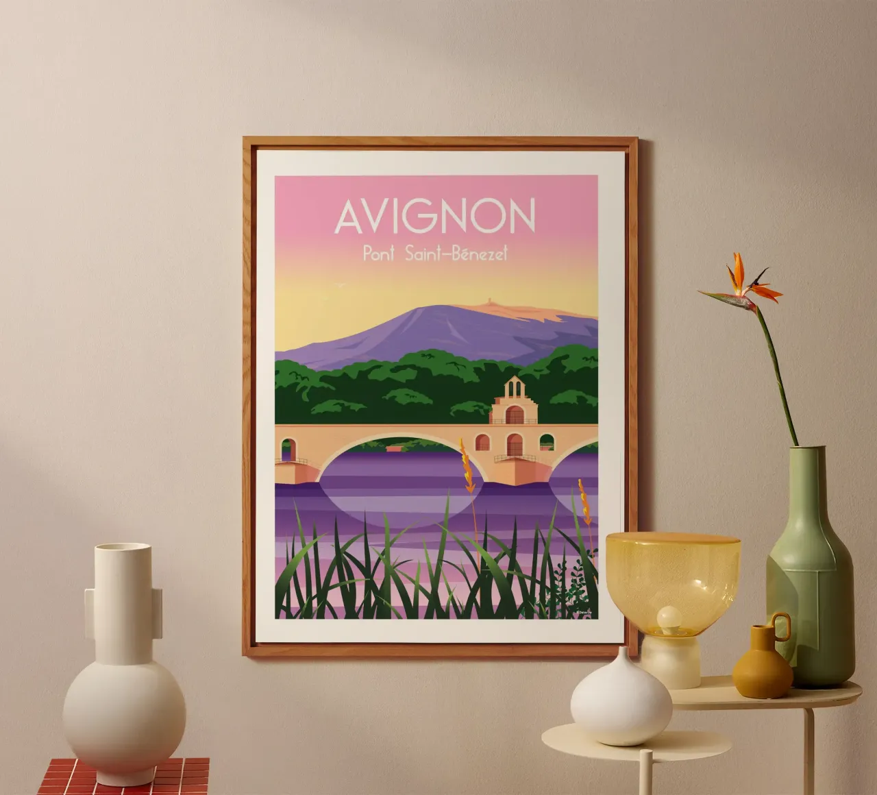 AVIGNON, ponte di Saint-Bénezet alluminio dibond da Raphaël Delerue