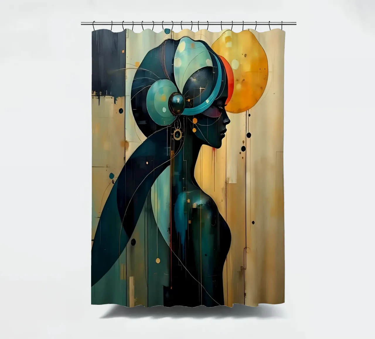 Pittura_C_1 tenda da doccia da Farb- und Blütenzauber by LK