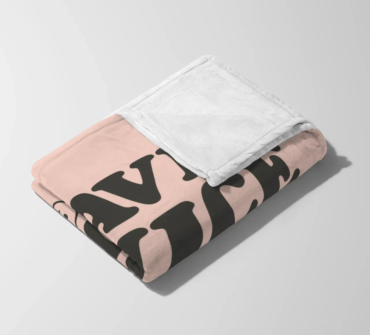 Cheeky Have a Nice Poop Grappige Badkamer Roze Kunstdruk fleecedeken van THE MOTIVATED TYPE