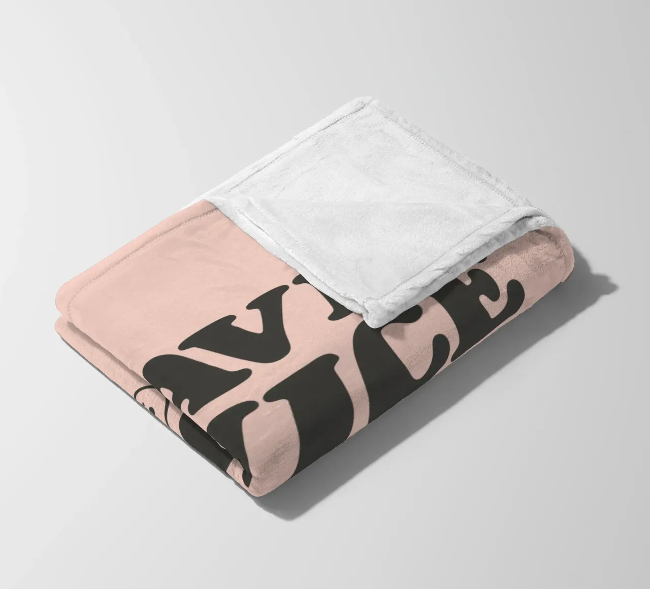 Cheeky Have a Nice Poop Grappige Badkamer Roze Kunstdruk fleecedeken van THE MOTIVATED TYPE