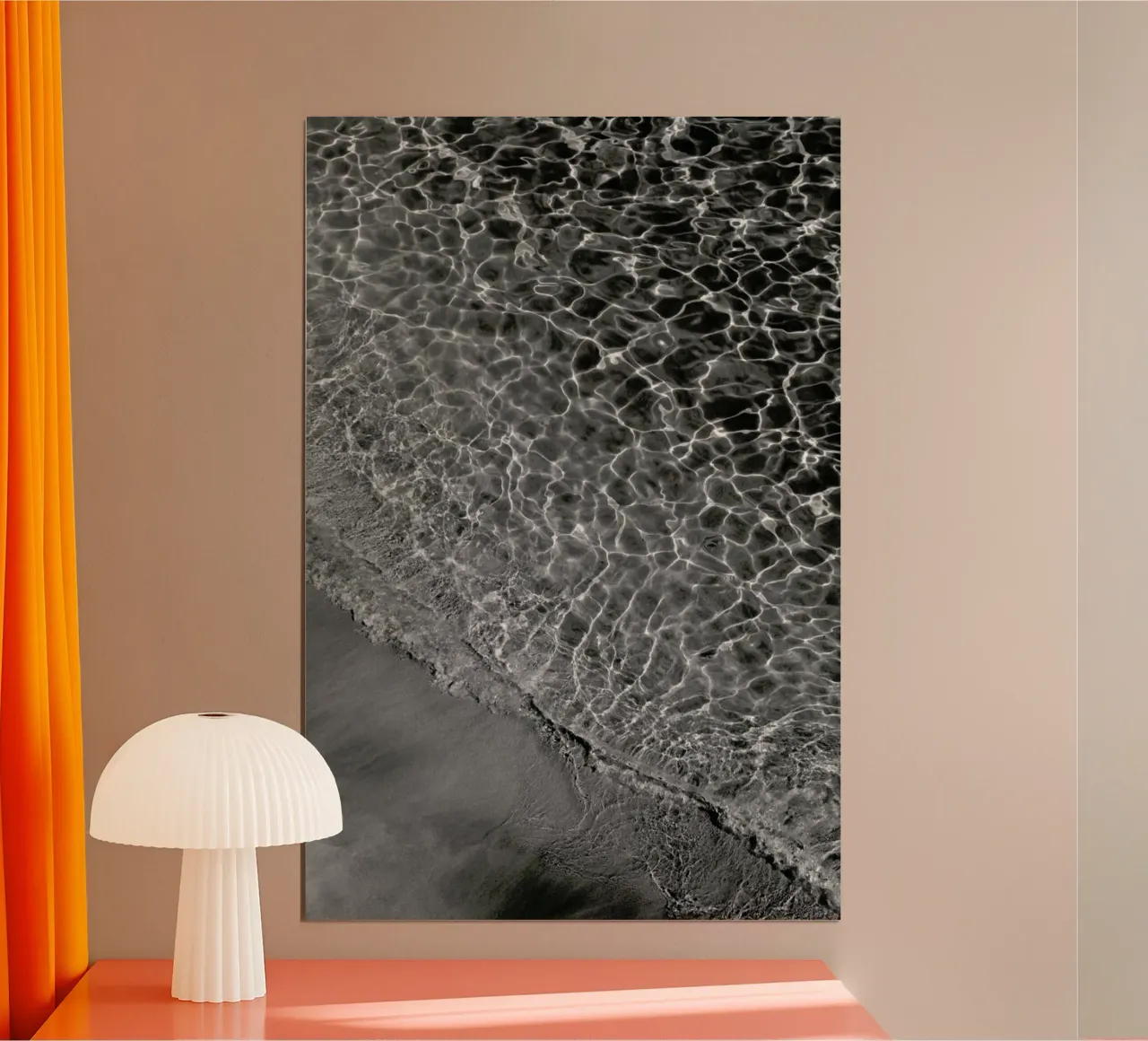 Where Sand And Water Meet Black&white Edition carta hahnemühle da Studio Nahili