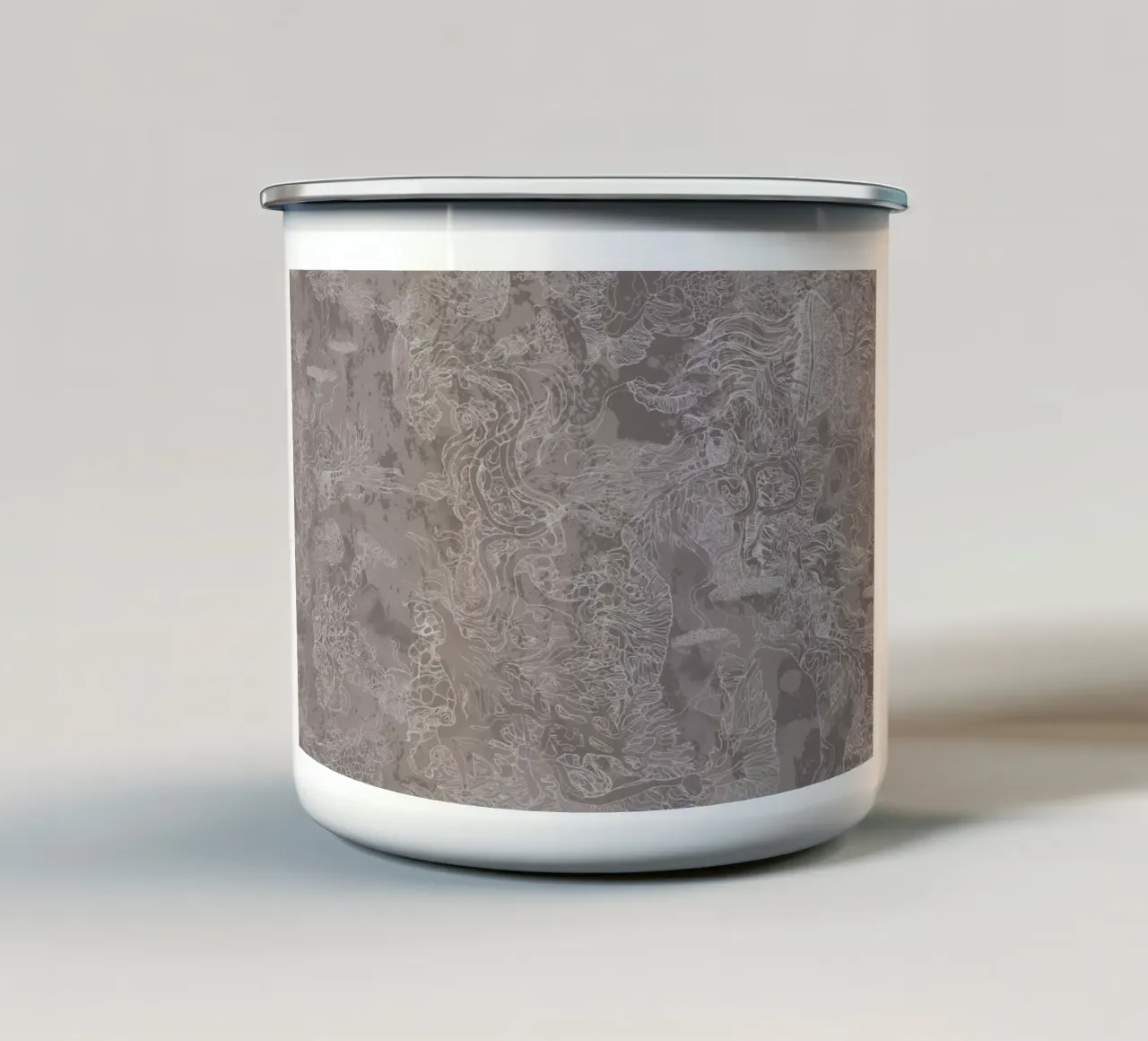 mar1 taza de esmalte de Giulio Iurissevich