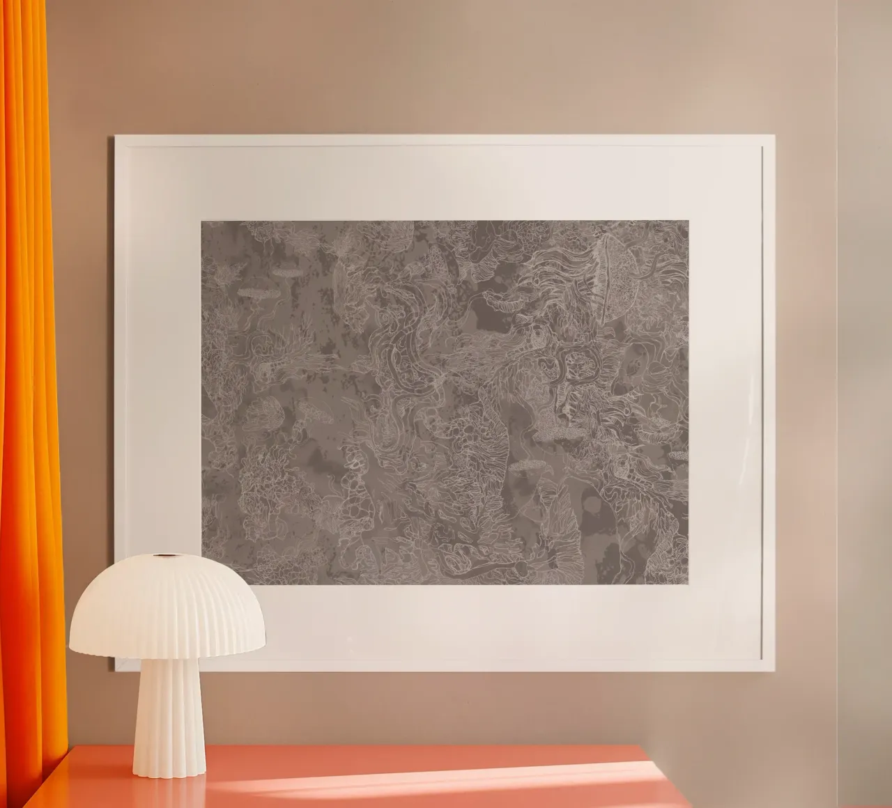 mar1 poster con telaio in alluminio da Giulio Iurissevich