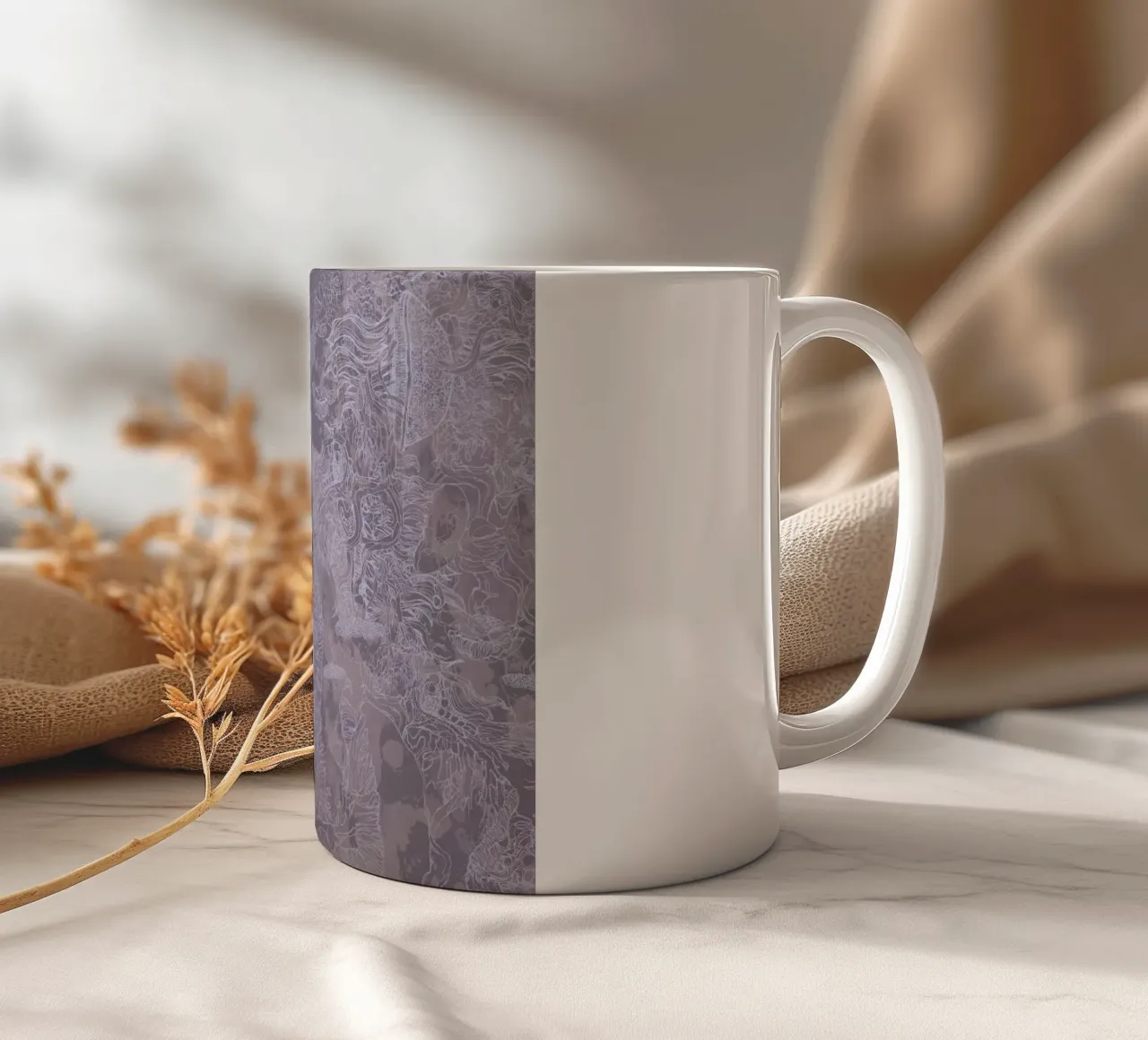 Salbei Keramik Tasse von Giulio Iurissevich