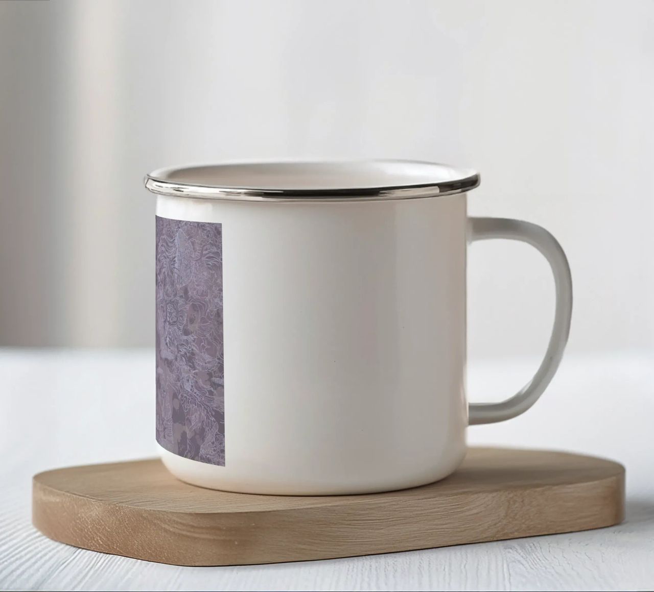 salvia tazza in smalto da Giulio Iurissevich