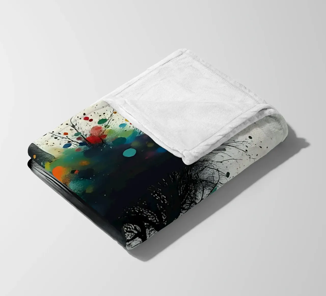 Pittura_D_3 coperta in pile da Farb- und Blütenzauber by LK
