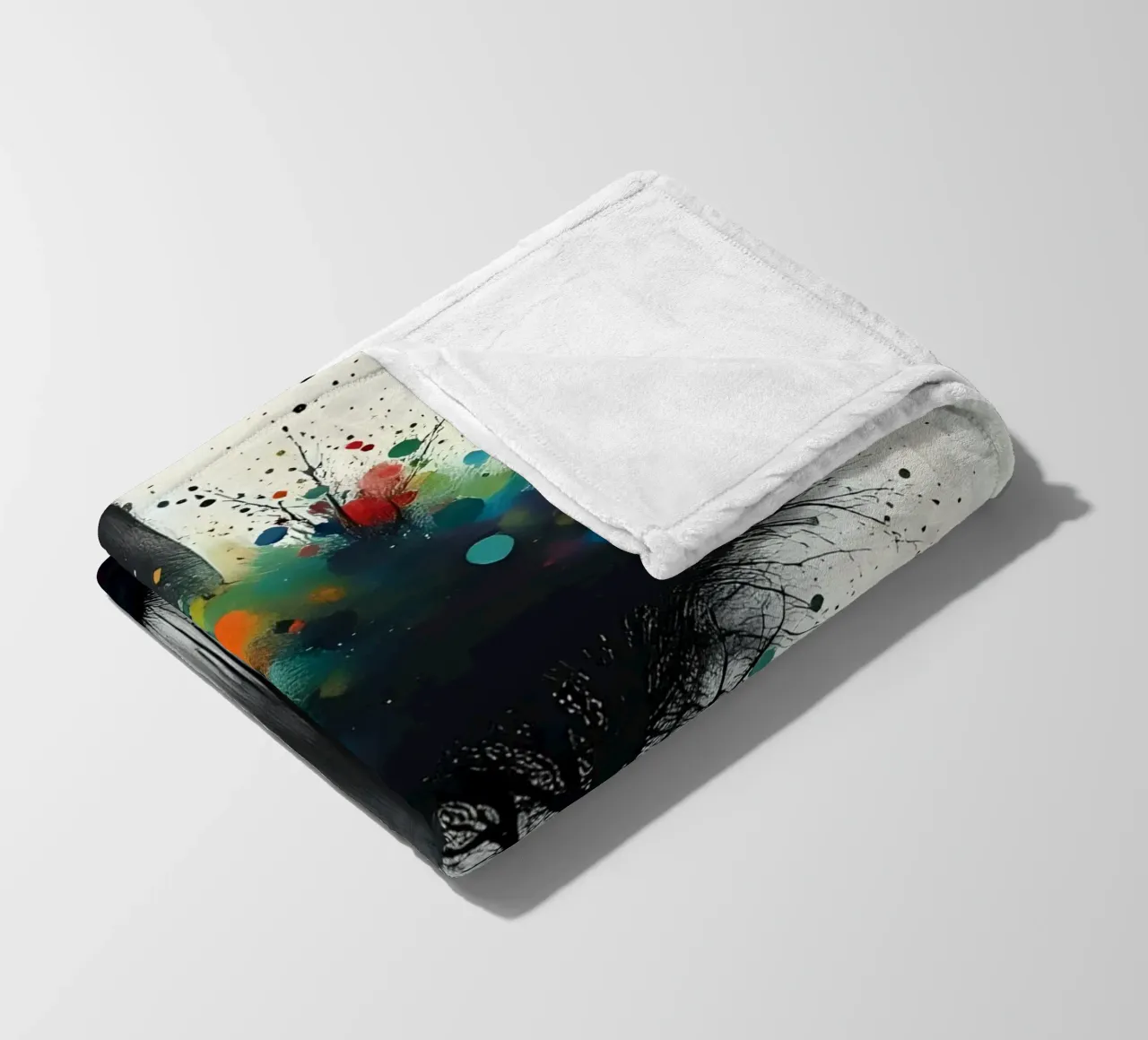 Pittura_D_3 coperta in pile da Farb- und Blütenzauber by LK