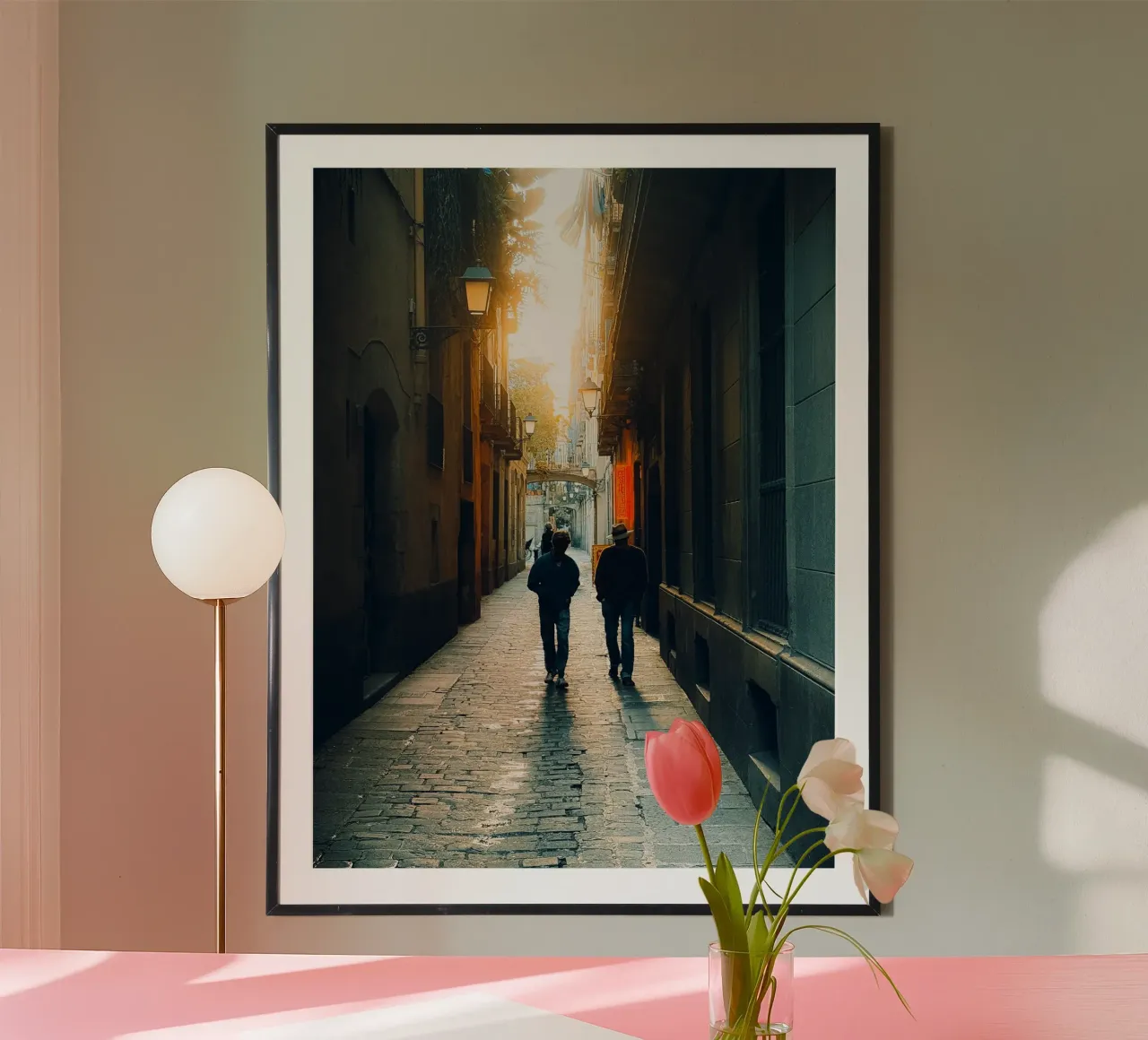 Streets of Barcelona hahnemühle by Thilo Grøsch