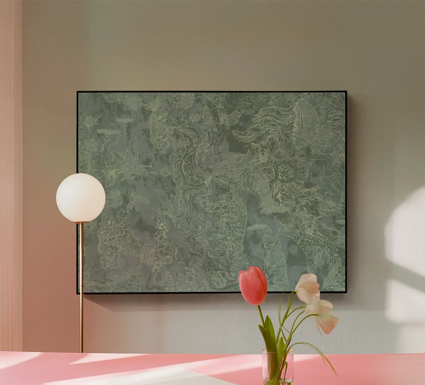 sage3 acryl van Giulio Iurissevich