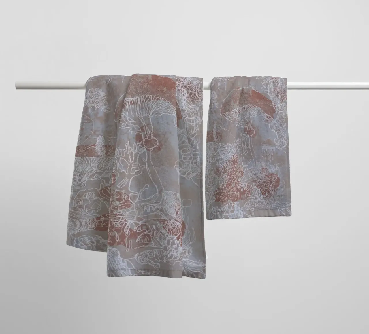 grey mush towel by Giulio Iurissevich