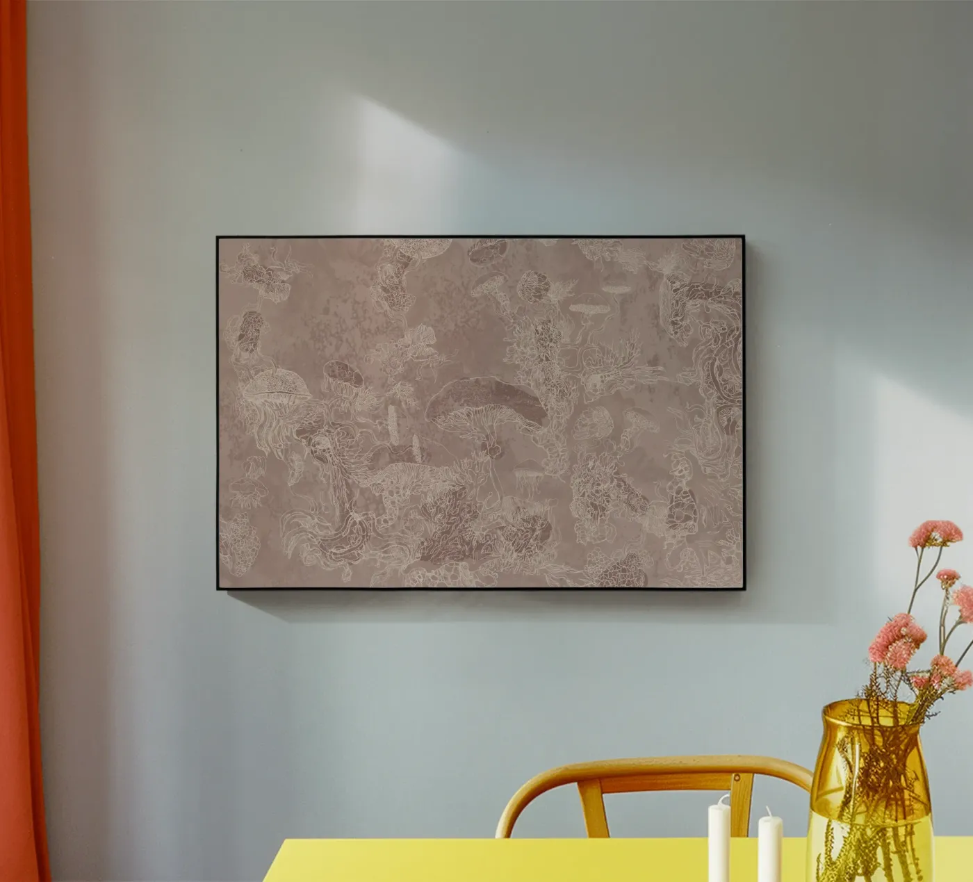 musmar1 acryl van Giulio Iurissevich