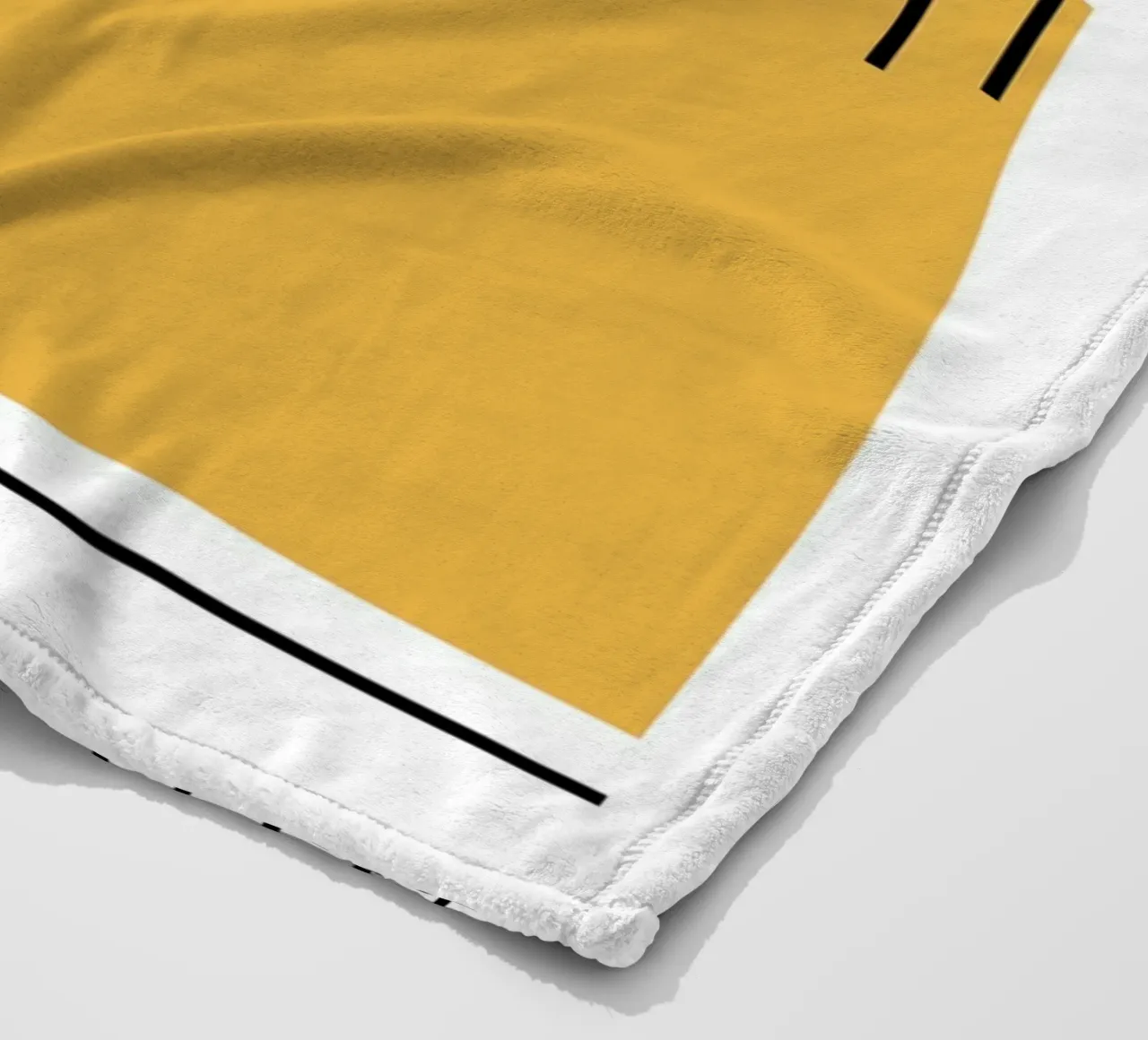 Composizione di linee Bauhaus coperta in pile da Casa Calm