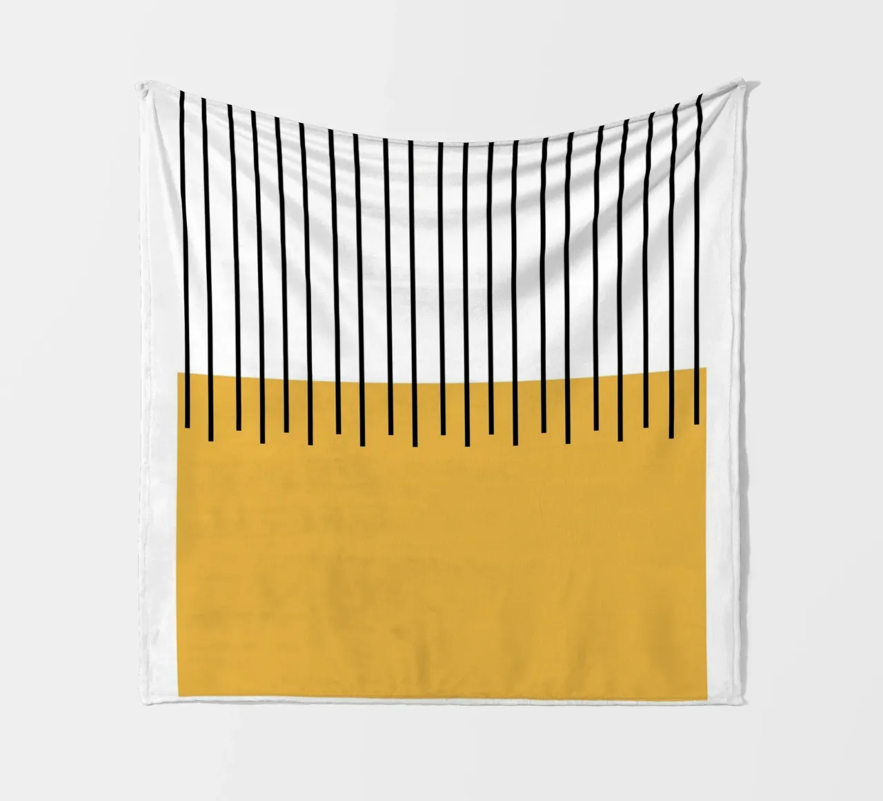 Composizione di linee Bauhaus coperta in pile da Casa Calm