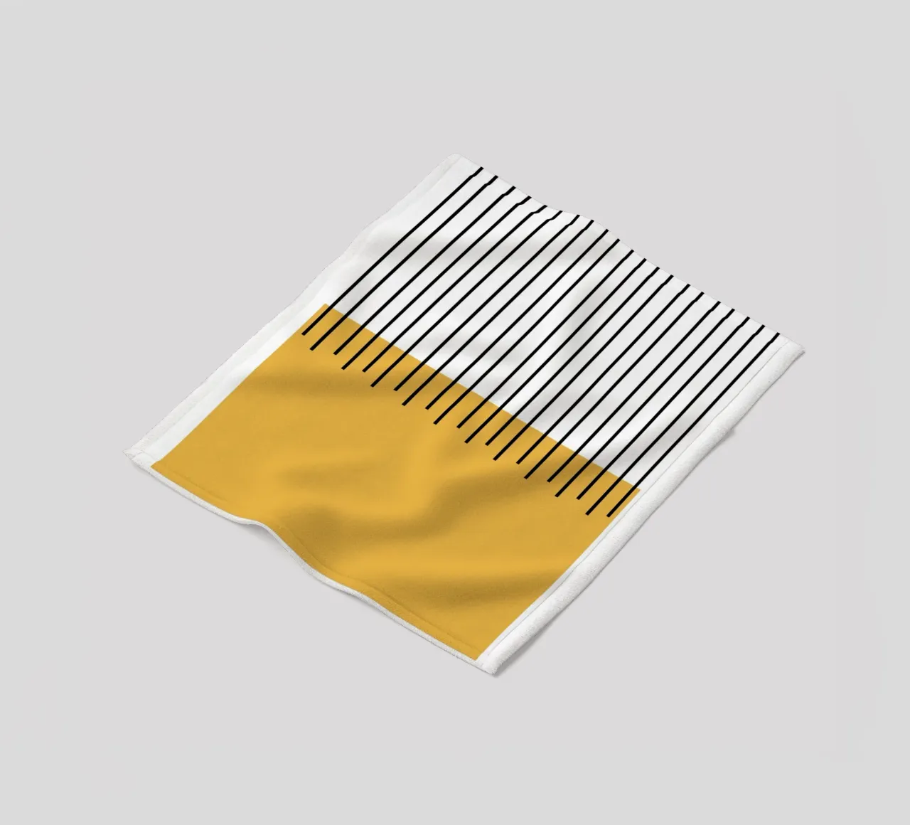 Composizione di linee Bauhaus coperta in pile da Casa Calm