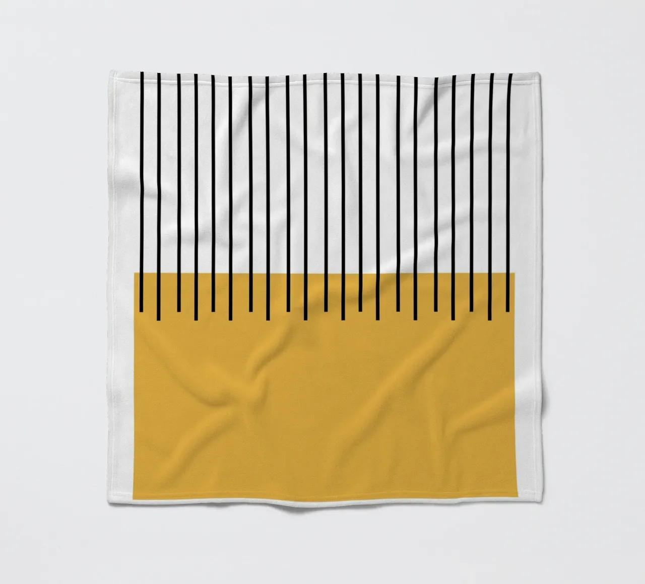 Composizione di linee Bauhaus coperta in pile da Casa Calm