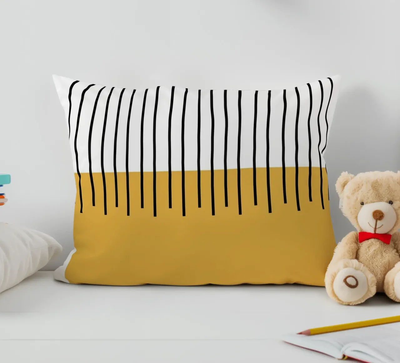 Composizione di linee Bauhaus cuscino da Casa Calm