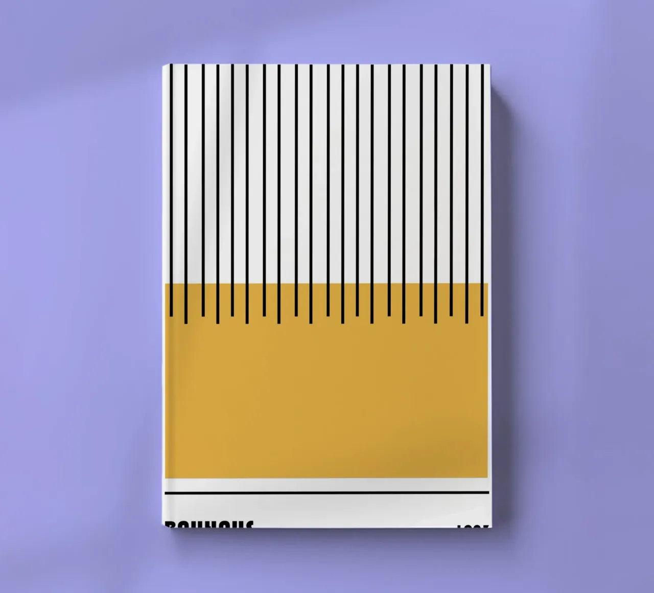 Bauhaus lines composition notebook by Casa Calm