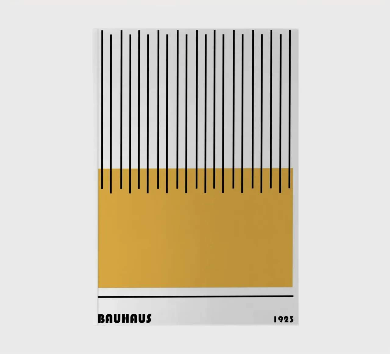 Bauhaus lines composition notebook by Casa Calm