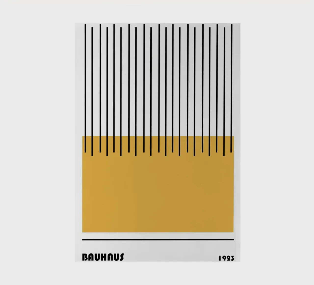 Bauhaus lines composition notebook by Casa Calm