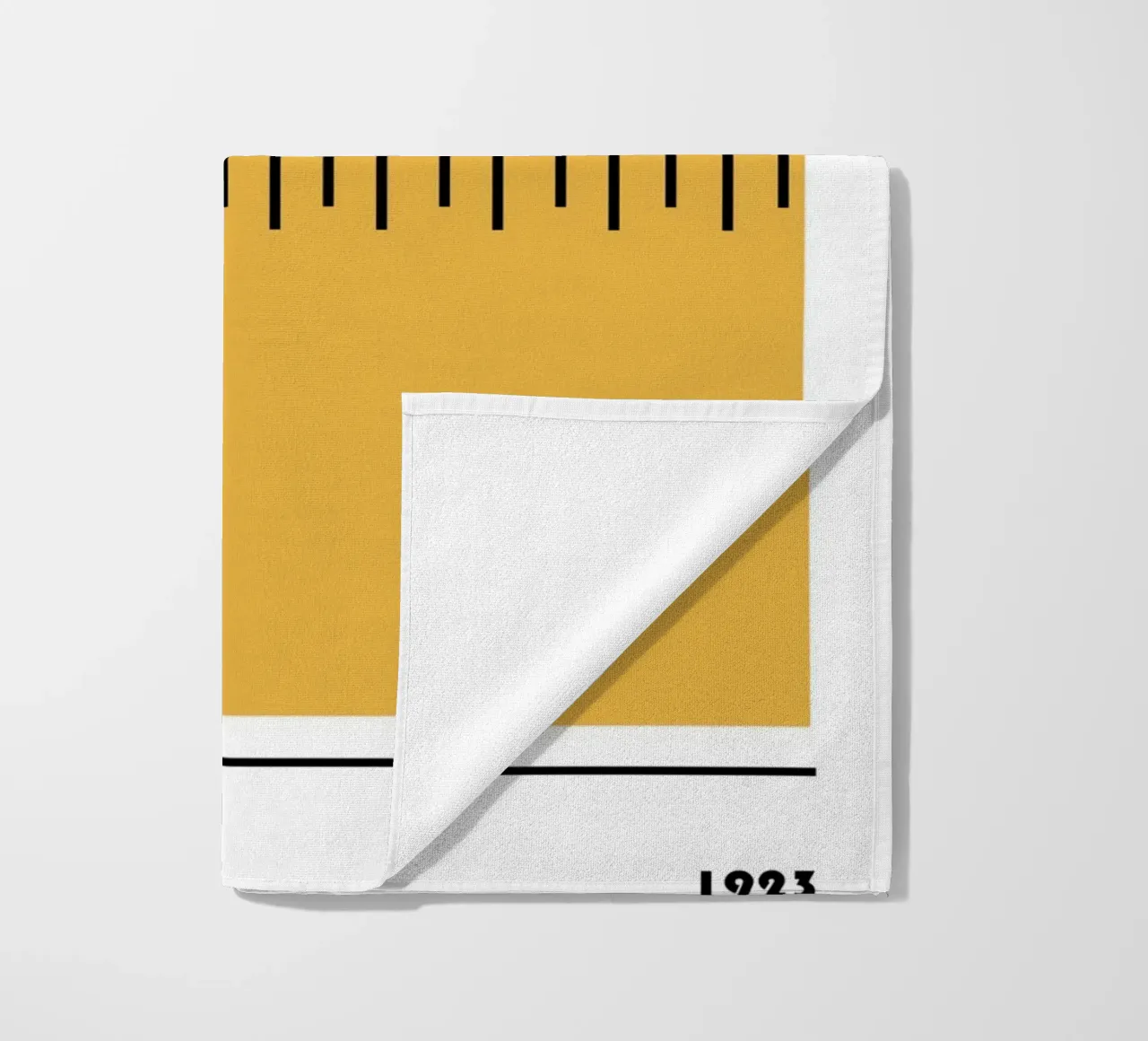 Composizione di linee Bauhaus telo mare da Casa Calm
