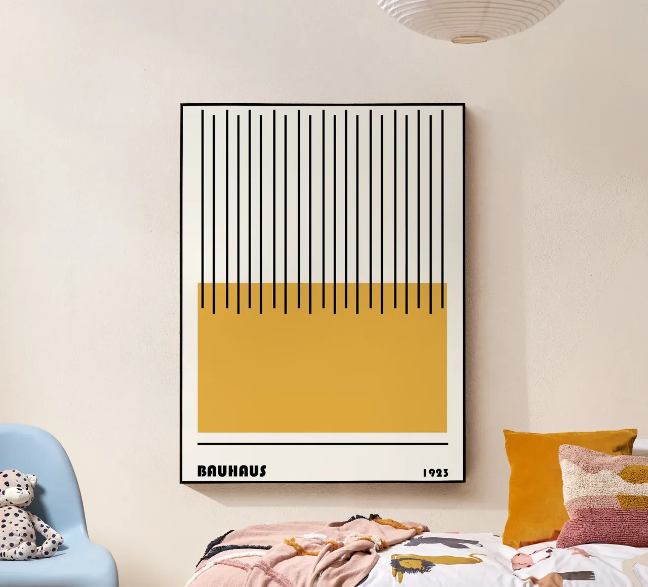 Composizione di linee Bauhaus plexiglass da Casa Calm