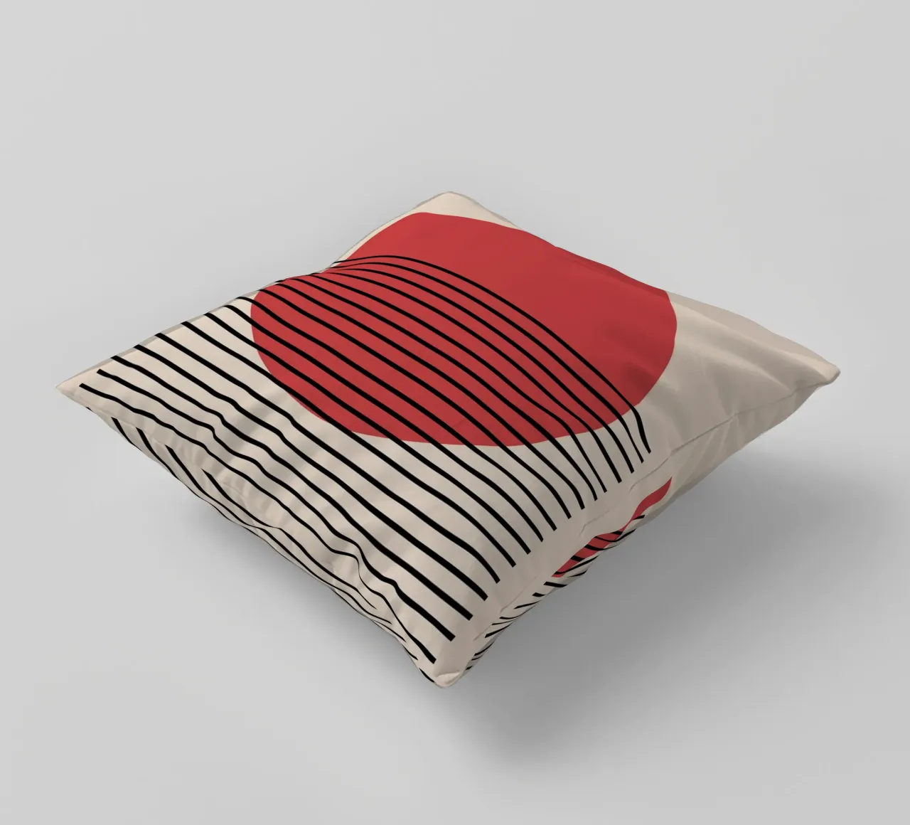 Bauhaus Rising Sun – 1923 decorative cushion by Casa Calm