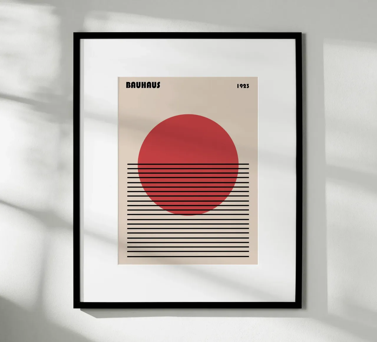 Bauhaus Sole nascente - 1923 carta hahnemühle da Casa Calm