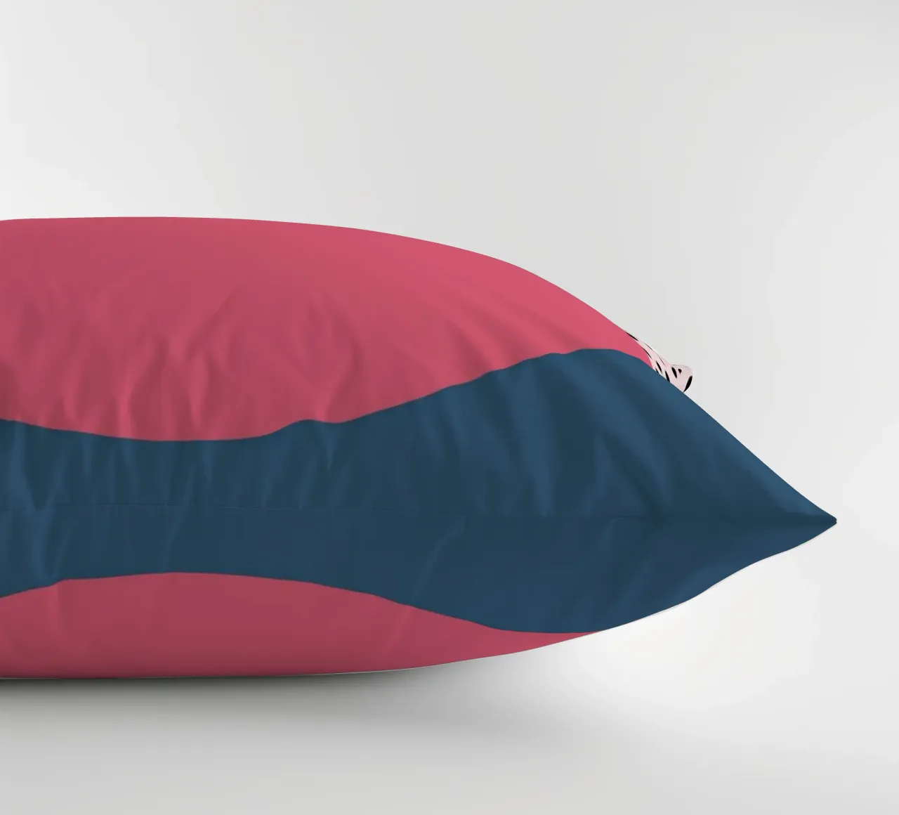 Bauhaus Pop - Large circle with pattern background decorative cushion by Casa Calm