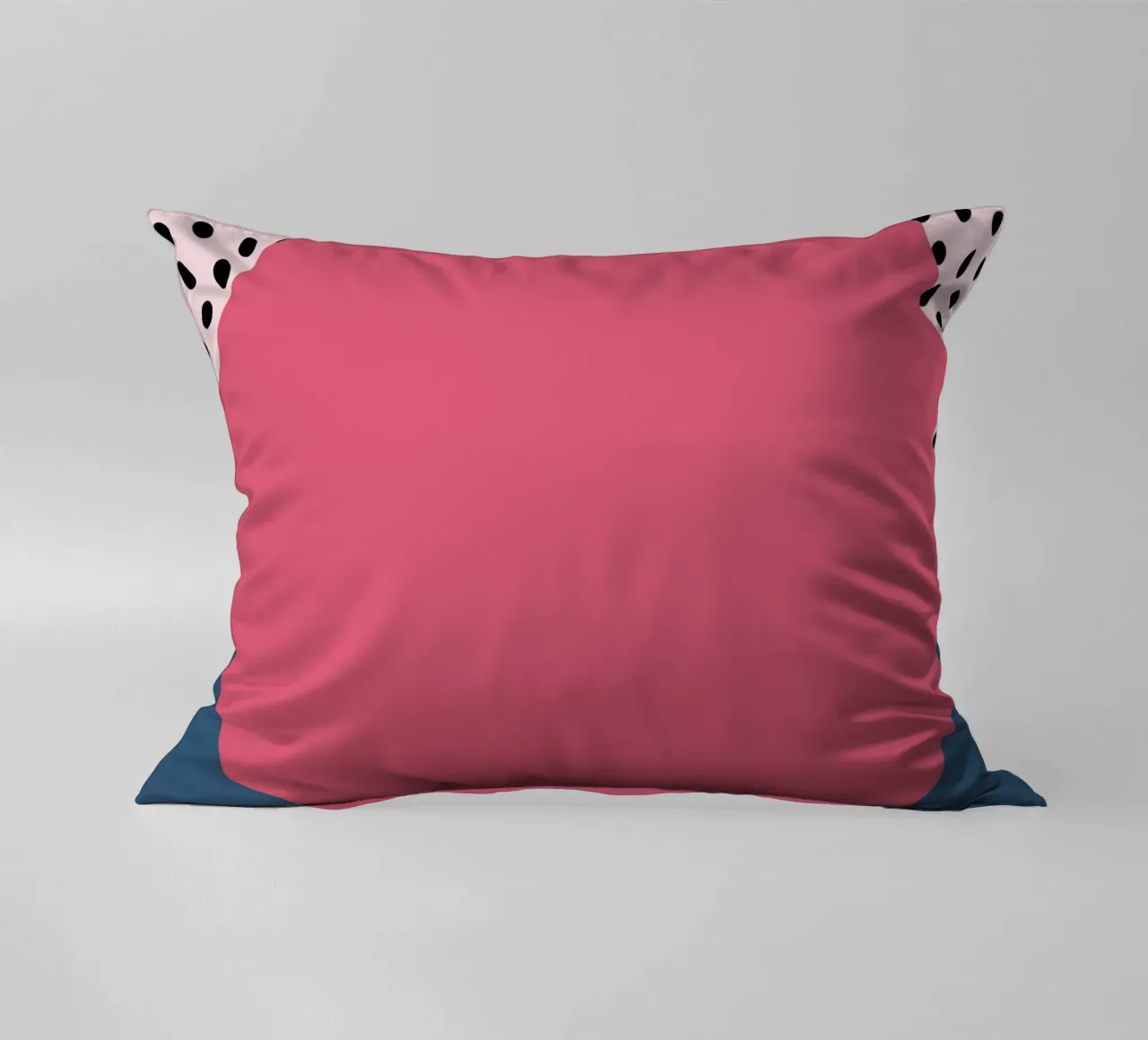 Bauhaus Pop - Large circle with pattern background decorative cushion by Casa Calm