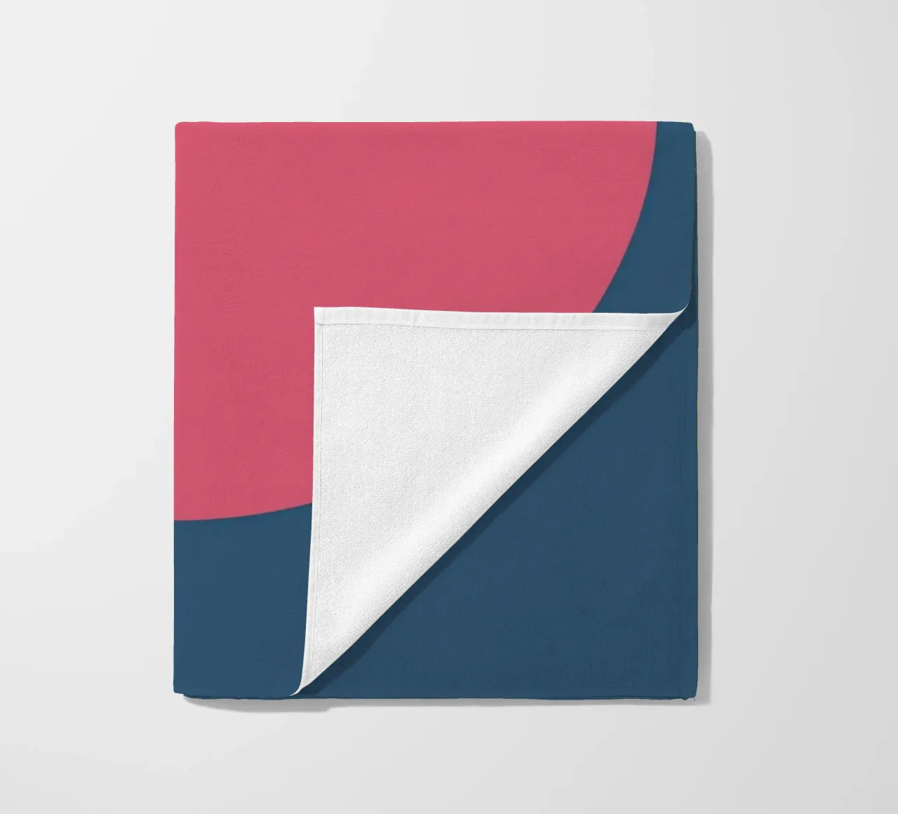 Bauhaus Pop - Large circle with pattern background beach towel by Casa Calm