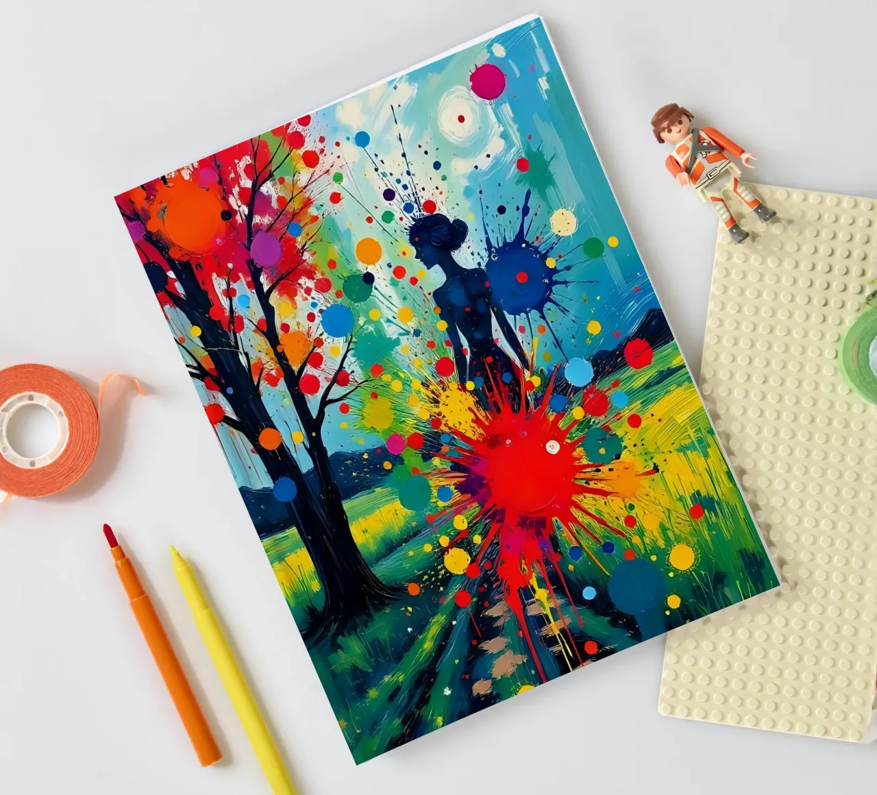 Painting_E_1 notebook by Farb- und Blütenzauber by LK