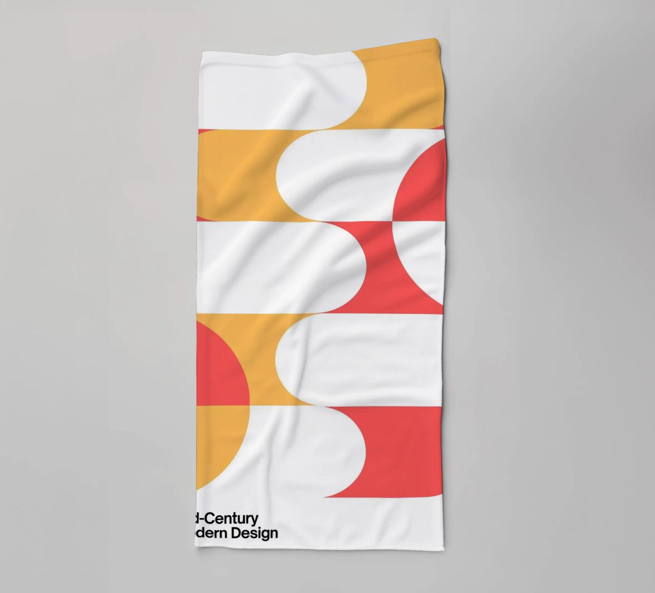 Motif de l'impression de l'art moderne serviette de bain de Casa Calm