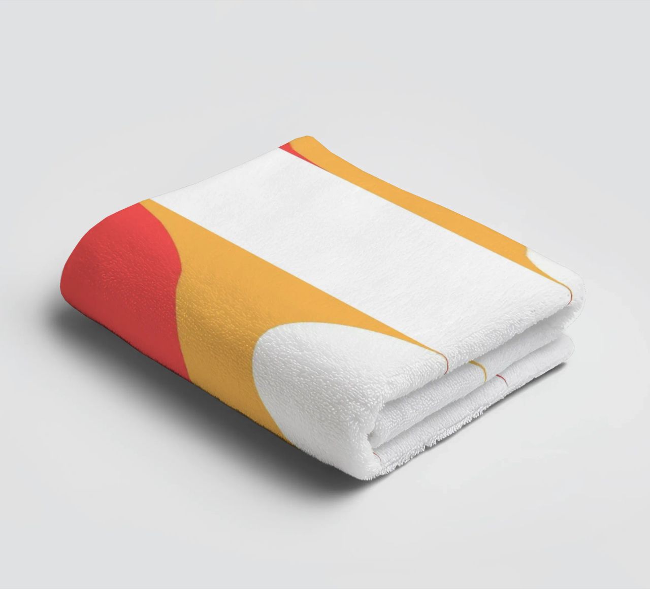 Motif de l'impression de l'art moderne serviette de bain de Casa Calm
