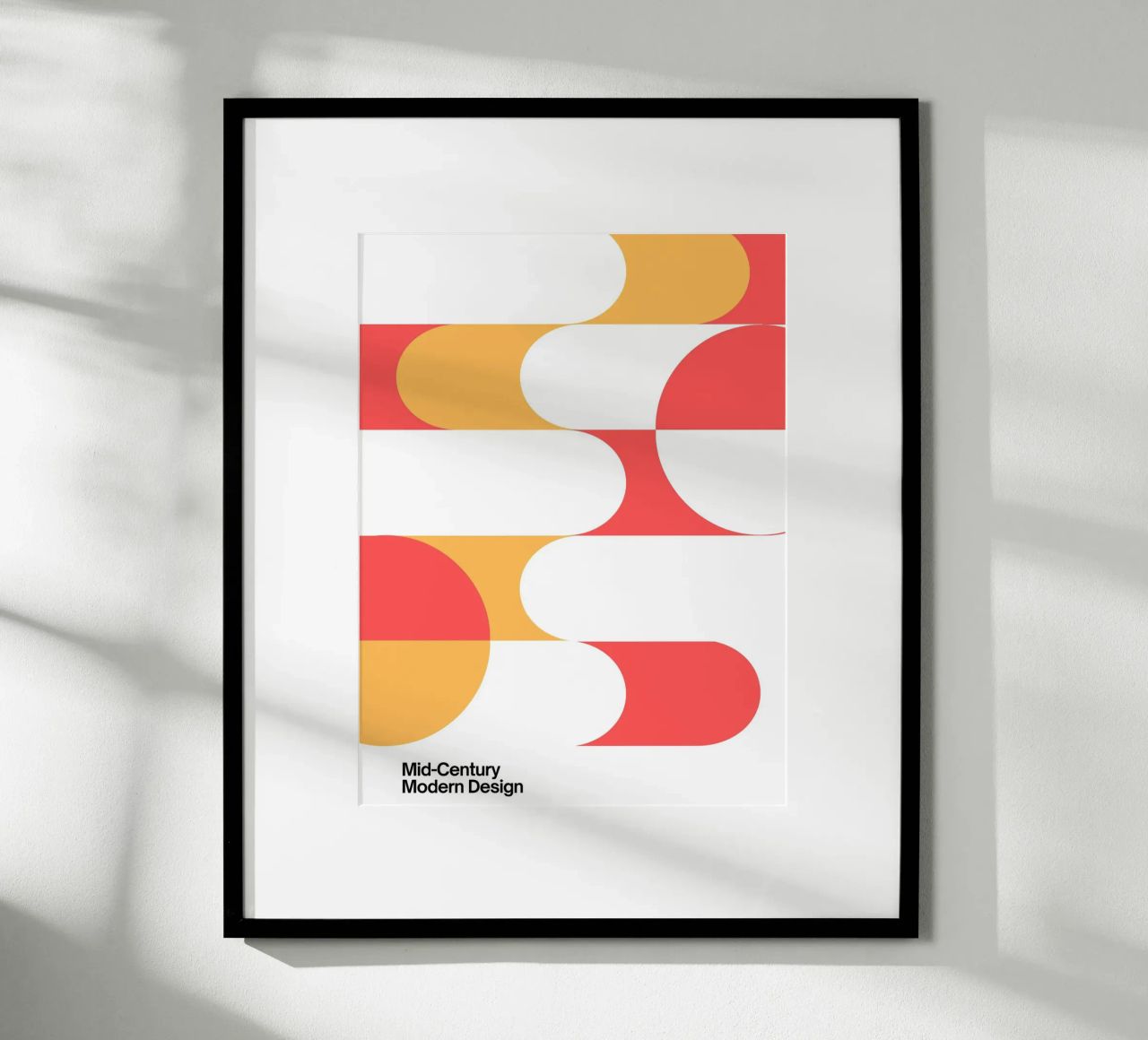 Motif de l'impression de l'art moderne poster de Casa Calm