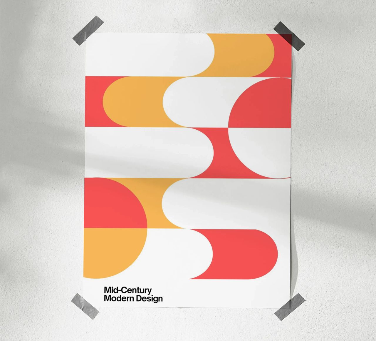 Motif de l'impression de l'art moderne poster de Casa Calm
