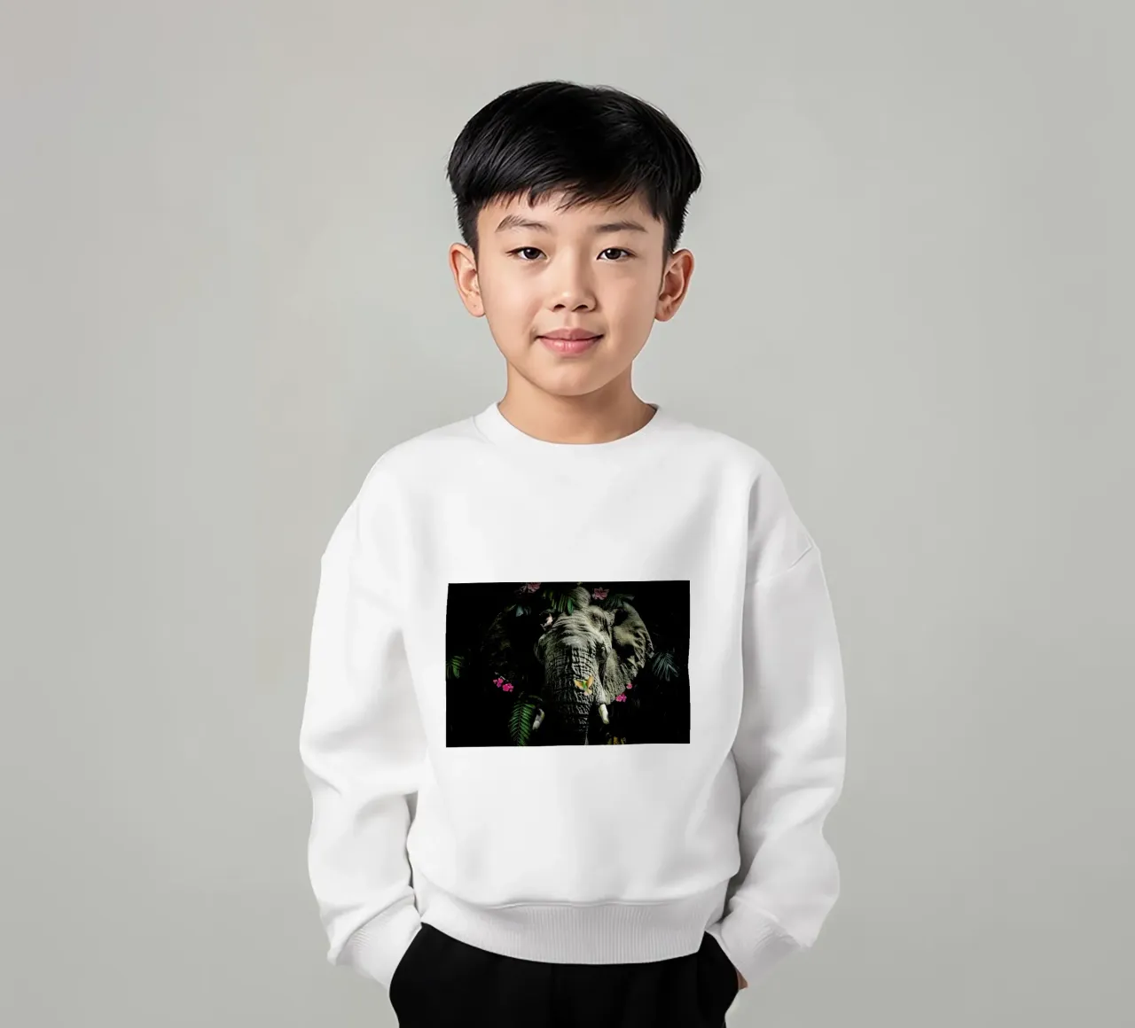Elephant 5 LS felpa bambino da Wouter Rikken