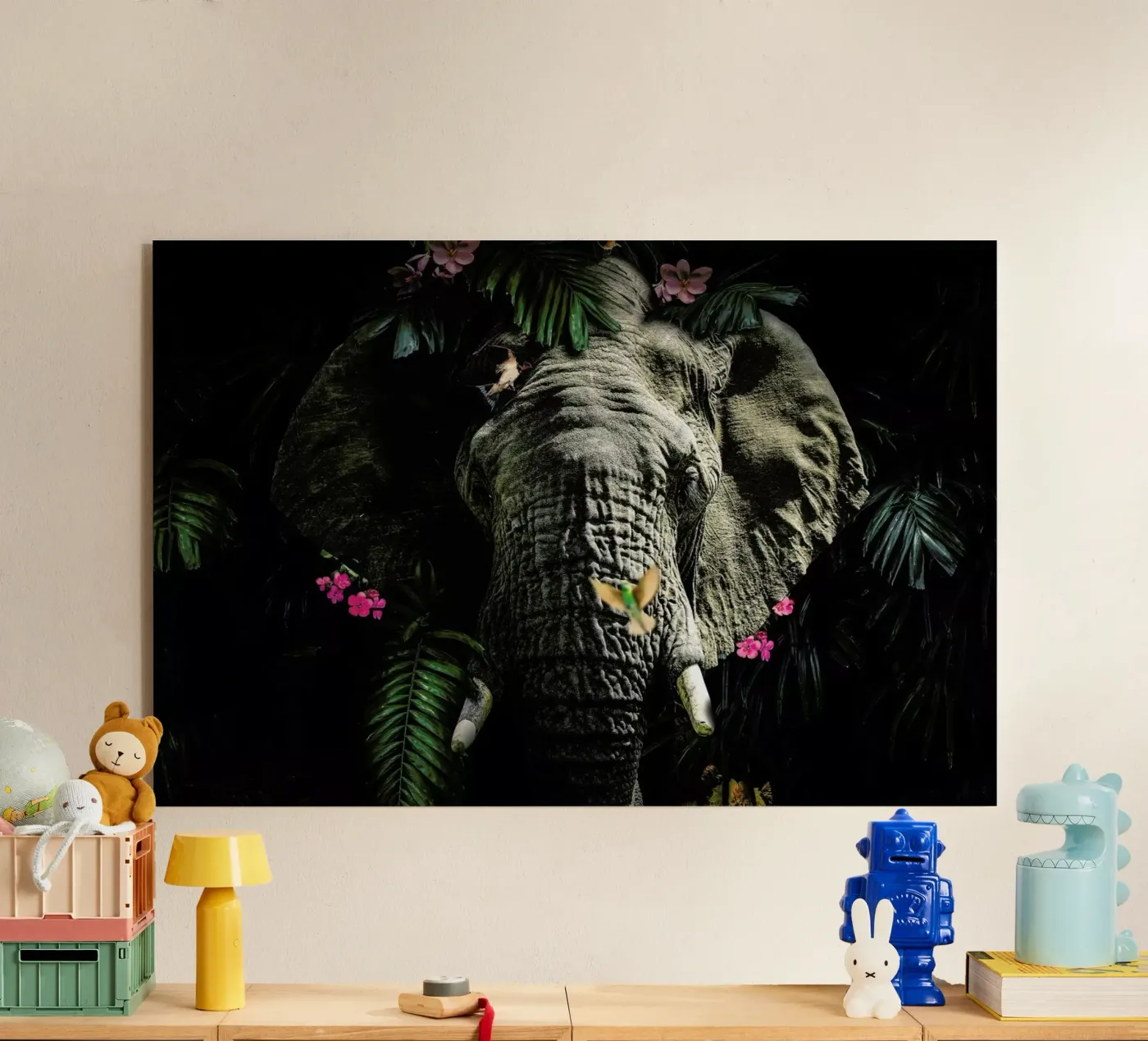 Elephant 5 LS Acryl-Glas von Wouter Rikken