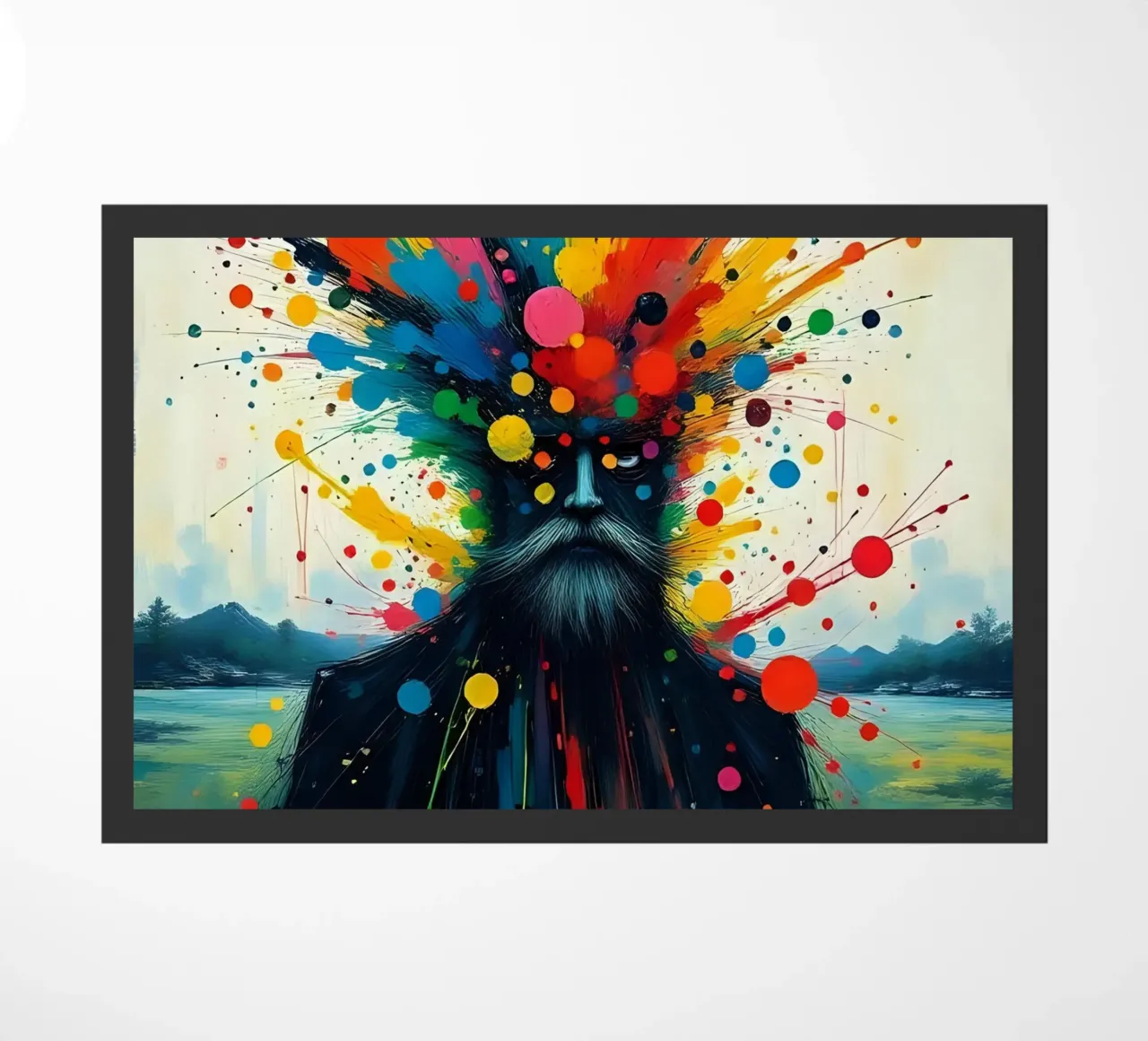 Malerei_E_2 Fußmatte von Farb- und Blütenzauber by LK